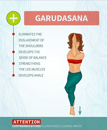 Garudasana Yoga ( Eagle Pose) &#8211; How To Do And Their Benefits